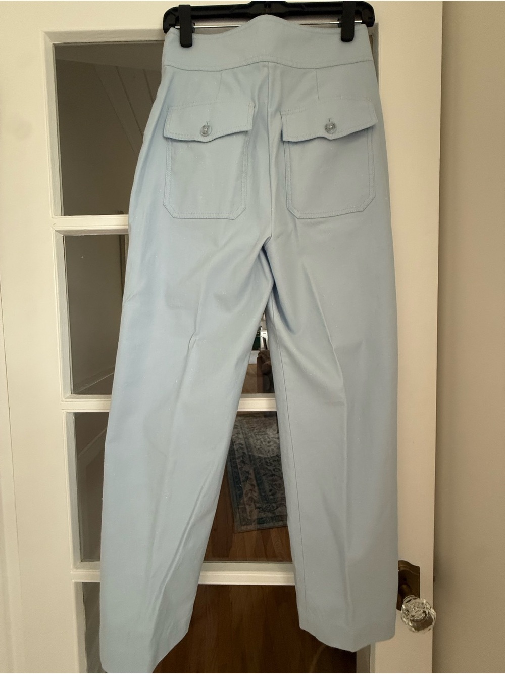 NWT | Rebecca Taylor Slub Denim High Rise Pant | Echo Blue | Sz 4 - Picture 9 of 15